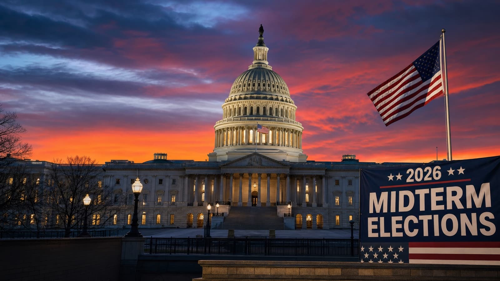The 2026 Midterms Are 95 Days Out. Here's What Prediction Markets Say Will Happen.