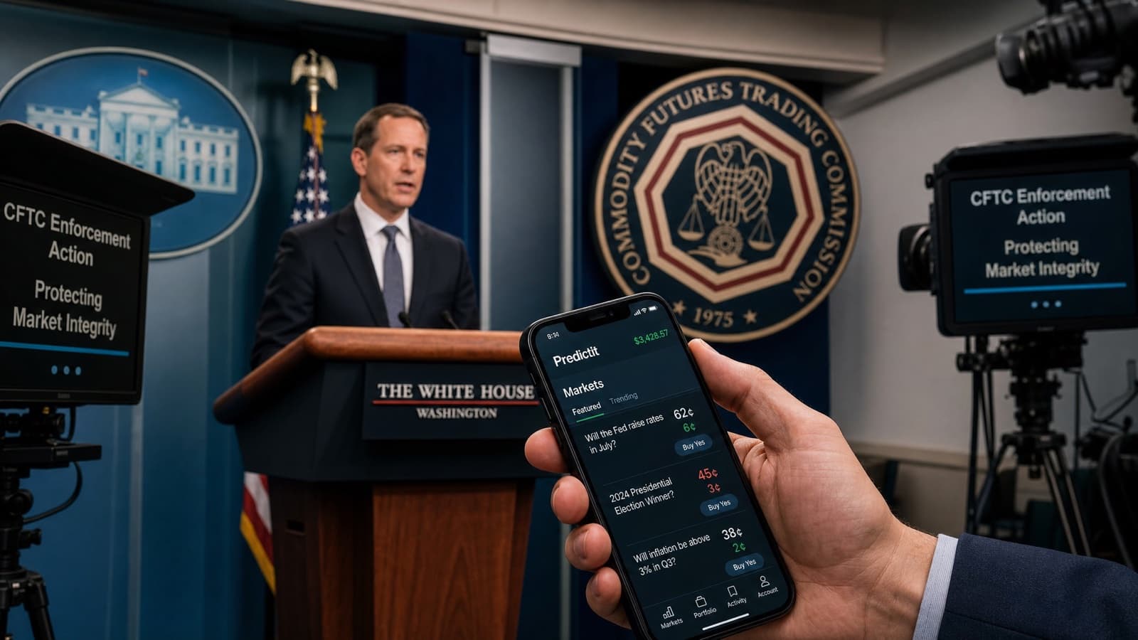 White House Teleprompter Operator Fined $172,000 for Trading on Kalshi's Mention Markets