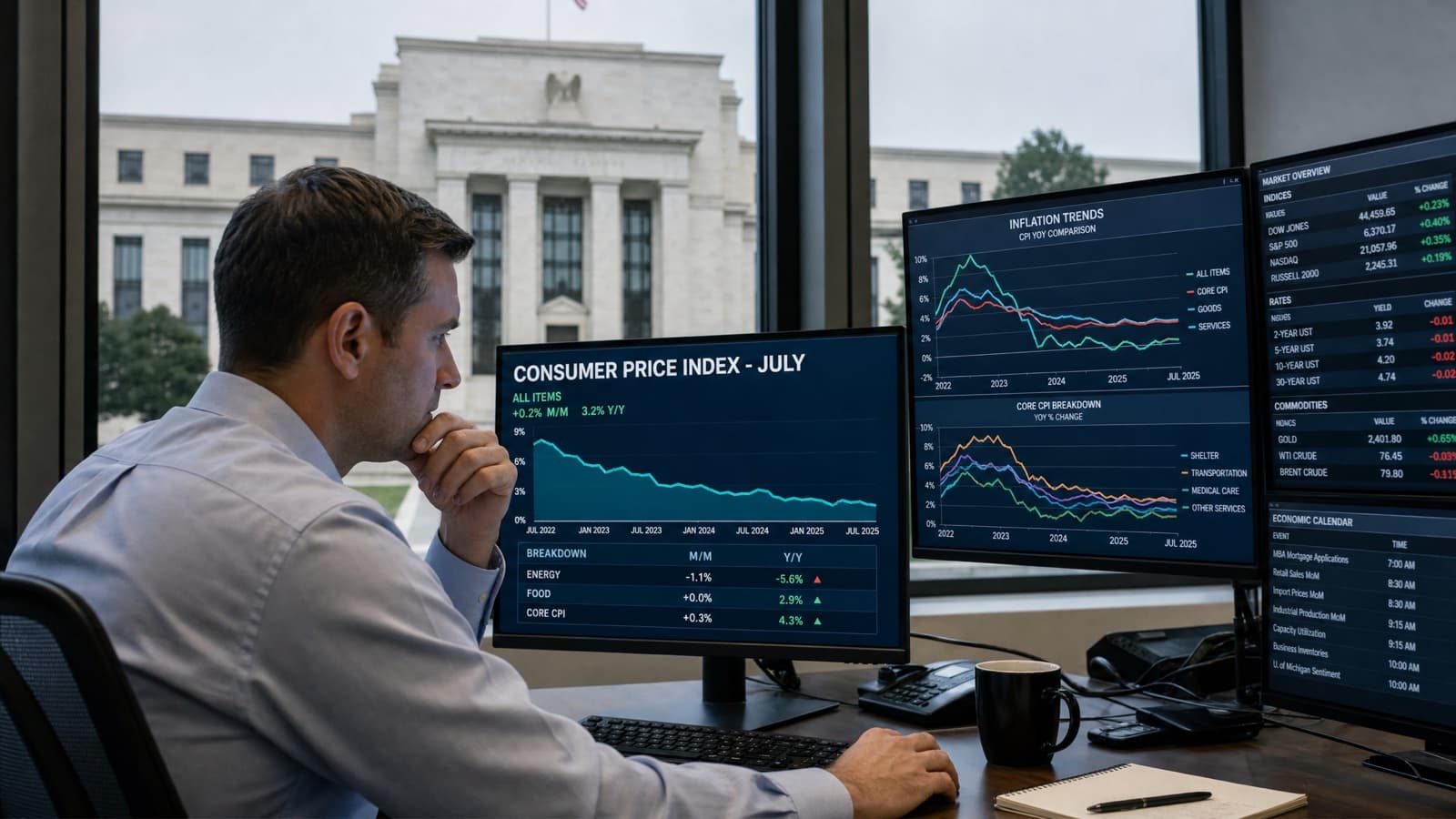 July CPI Preview: Prediction Markets See Tamer Inflation Than Wall Street