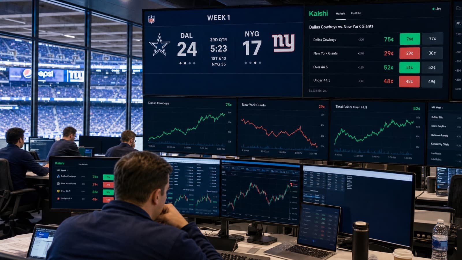 NFL Week 1 Shattered Prediction Market Records—Every Number That Mattered