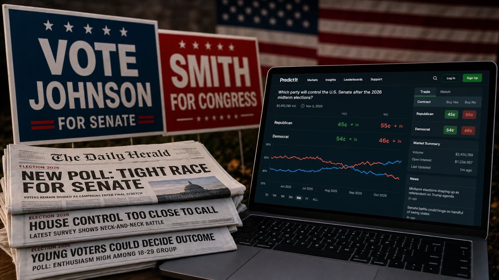 How Prediction Markets Responded When Fake Polls Tried to Fool the 2026 Midterms