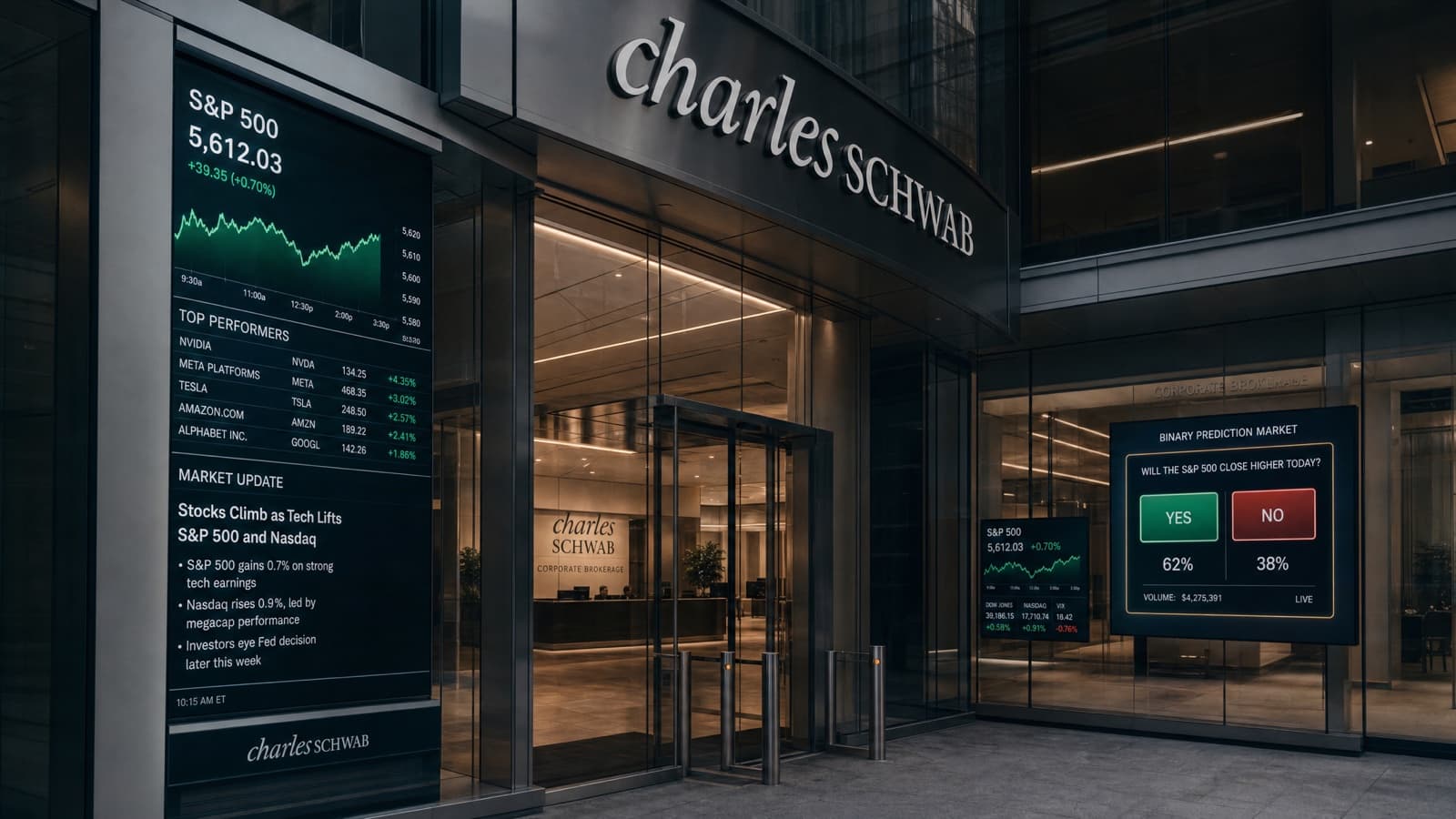 Charles Schwab Is Entering Prediction Markets With Cboe — But It's Not Kalshi