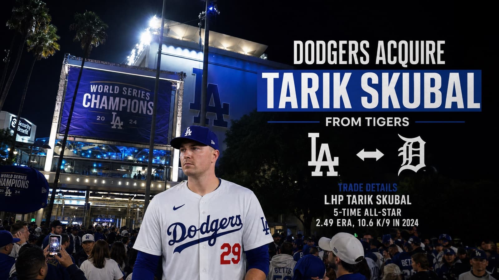Tarik Skubal Goes to the Dodgers: How Deadline Day Shifted World Series Prediction Markets